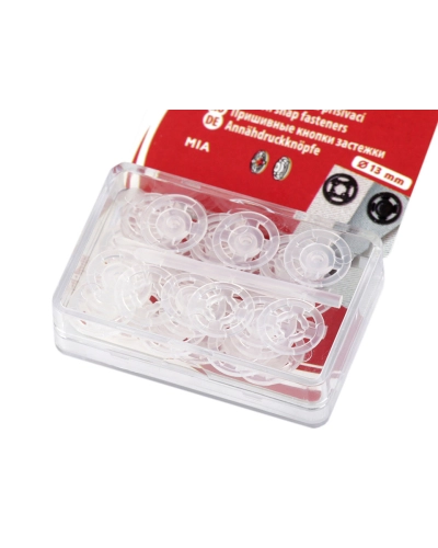 Capse de cusut din plastic, Ø7 mm - Ø15 mm - 1 blister | Mimib