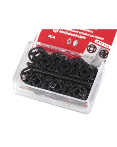 Capse de cusut din plastic, Ø7 mm - Ø15 mm - 1 blister | Mimib
