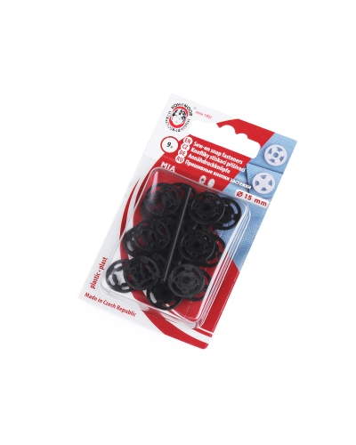 Capse de cusut din plastic, Ø7 mm - Ø15 mm - 1 blister | Mimib