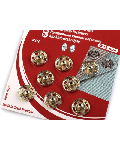 Capse metalice de cusut, mărimea - 1 card | Mimib