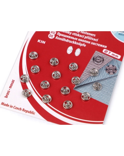Capse metalice de cusut, mărimea - 1 card | Mimib