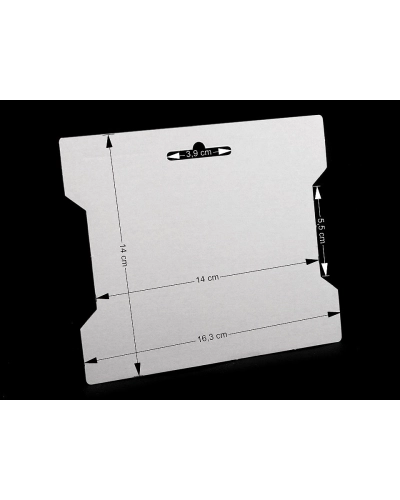 Card expunere panglici / șnururi, 14x16,3 cm - 50 buc. | Mimib