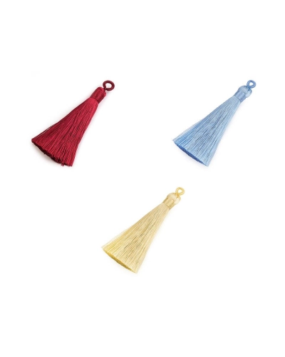 Ciucuri decorativi, diverse culori, 8 cm - 1 buc. | Mimib