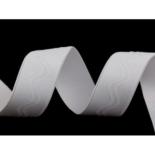 Elastic decorativ cu bandă siliconică, lățime 30 mm - 1 m | Mimib