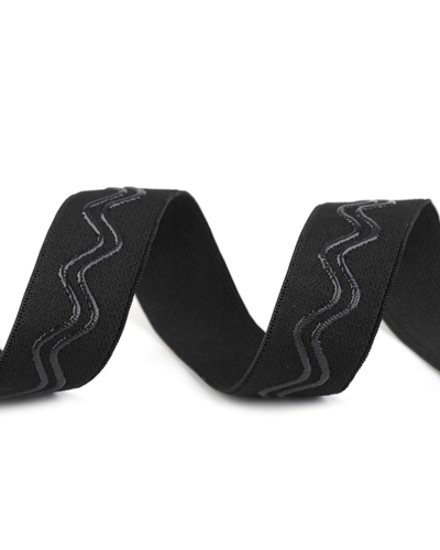 Elastic decorativ cu bandă siliconică, lățime 30 mm - 1 m | Mimib