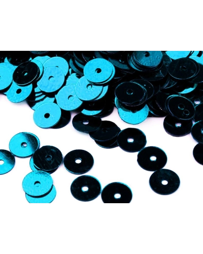 Paiete fine Ø6 mm cu efect metalic - 50 g | Mimib