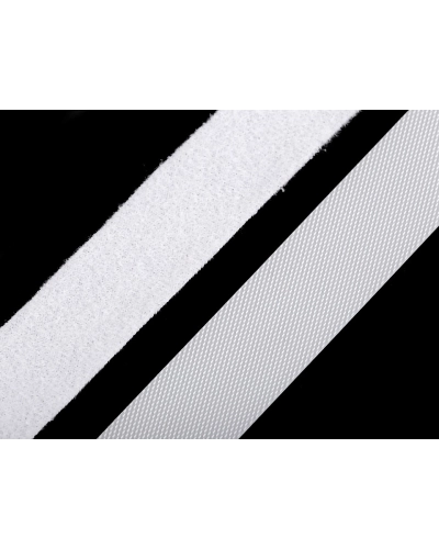 Bandă arici laminată extrafină, complet (puf + scai), 20 mm - 5 m | Mimib