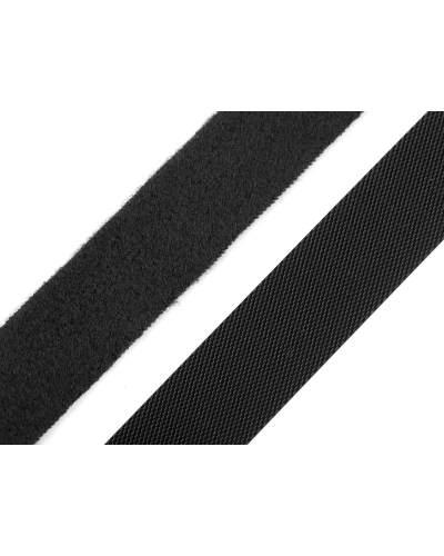 Bandă arici laminată extrafină, complet (puf + scai), 20 mm - 5 m | Mimib