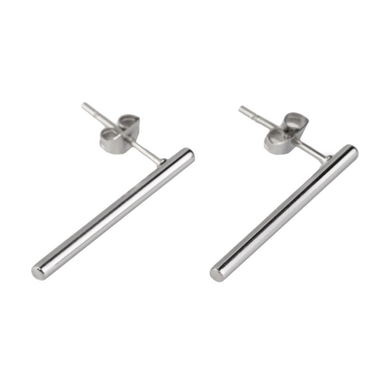 Cercei minimalisti cu tija - 1 pereche | Mimib