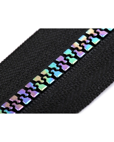 Fermoar plastic, efect curcubeu, No 5 lungime 60 cm - 1 buc. | Mimib