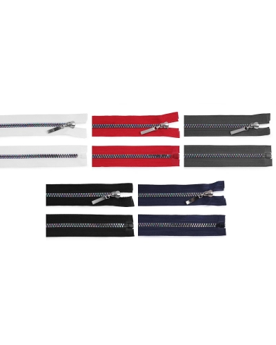 Fermoar plastic, efect curcubeu, No 5 lungime 60 cm - 1 buc. | Mimib