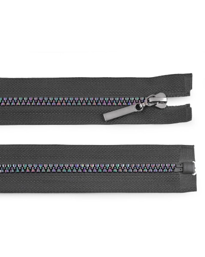 Fermoar plastic, efect curcubeu, No 5 lungime 60 cm - 1 buc. | Mimib