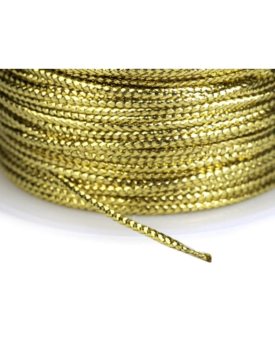Şnur plat lurex / Șnur plat lame,  lățime 1,1 mm - 1 buc. | Mimib