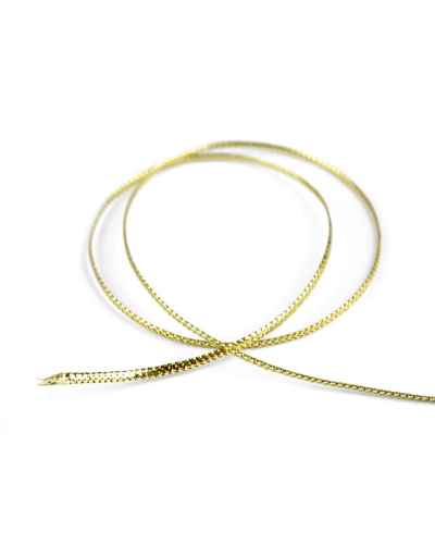 Şnur plat lurex / Șnur plat lame,  lățime 1,1 mm - 1 buc. | Mimib
