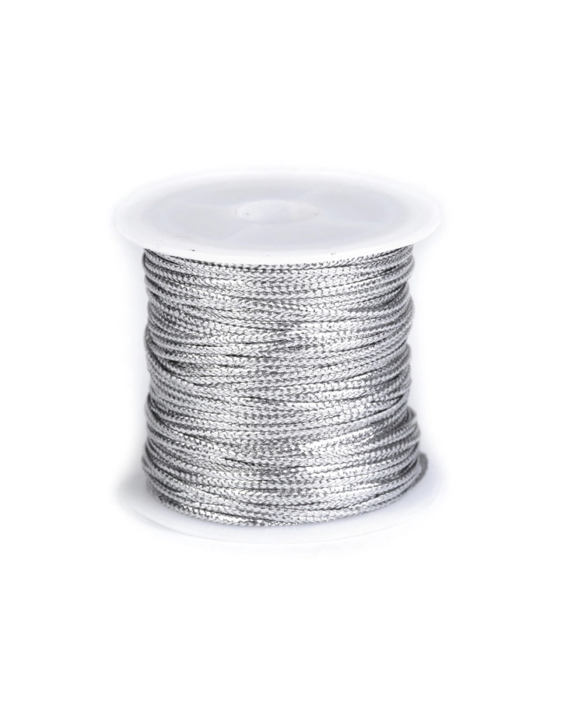 Şnur plat lurex / Șnur plat lame,  lățime 1,1 mm - 1 buc. | Mimib