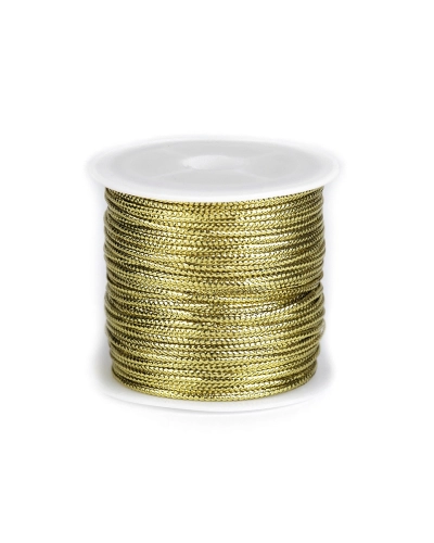 Şnur plat lurex / Șnur plat lame,  lățime 1,1 mm - 1 buc. | Mimib