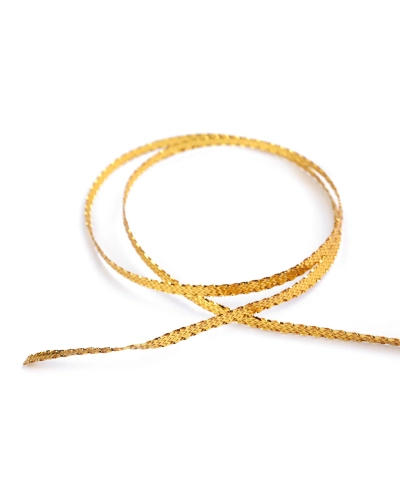 Panglică lurex / Panglică lame, lățime 3 mm - 1 buc. | Mimib
