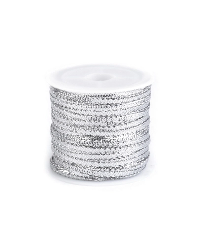 Panglică lurex / Panglică lame, lățime 3 mm - 1 buc. | Mimib