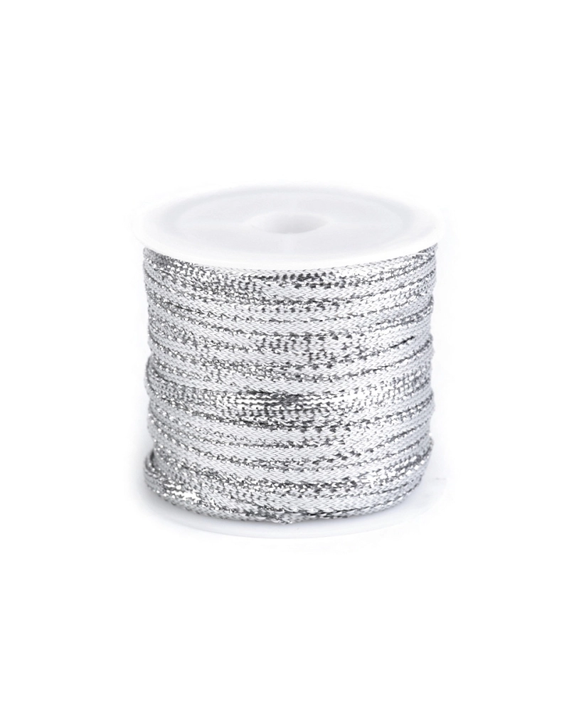 Panglică lurex / Panglică lame, lățime 3 mm - 1 buc. | Mimib