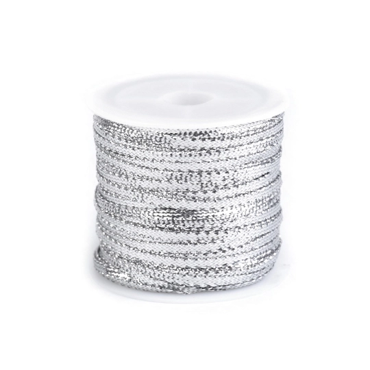 Panglică lurex / Panglică lame, lățime 3 mm - 1 buc. | Mimib