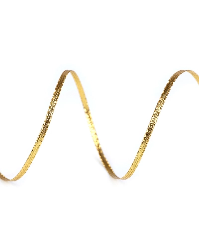 Panglică lurex / Panglică lame, lățime 3 mm - 1 buc. | Mimib