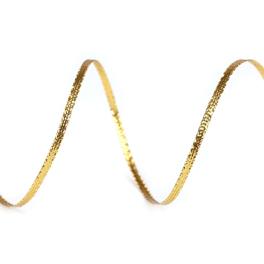 Panglică lurex / Panglică lame, lățime 3 mm - 1 buc. | Mimib