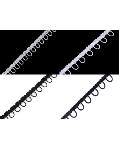 Bandă cu butoniere elastice, lățime 15 mm - 3 m | Mimib