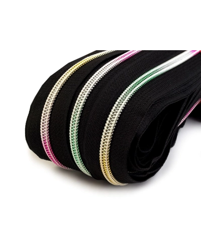 Dúhový zips špirálový No 6 metráž - 1 m