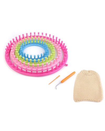 Set dispozitive tricotat circulare, 4 mărimi - 1 set | Mimib