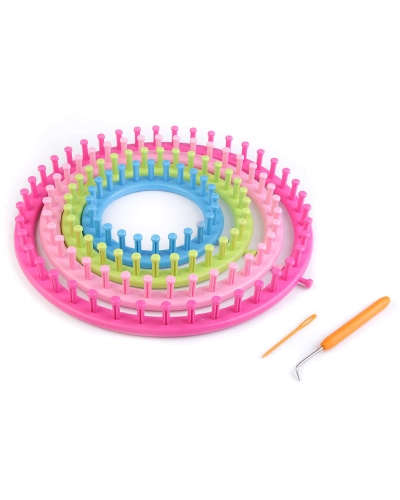 Set dispozitive tricotat circulare, 4 mărimi - 1 set | Mimib