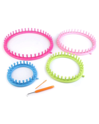 Set dispozitive tricotat circulare, 4 mărimi - 1 set | Mimib