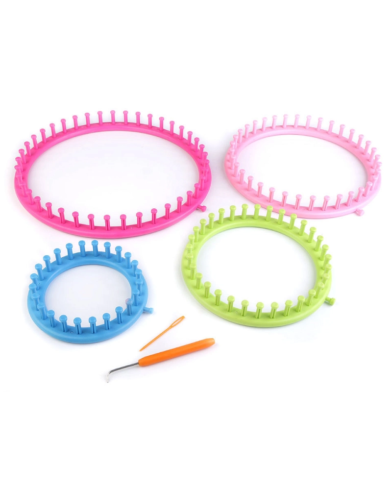 Set dispozitive tricotat circulare, 4 mărimi - 1 set | Mimib