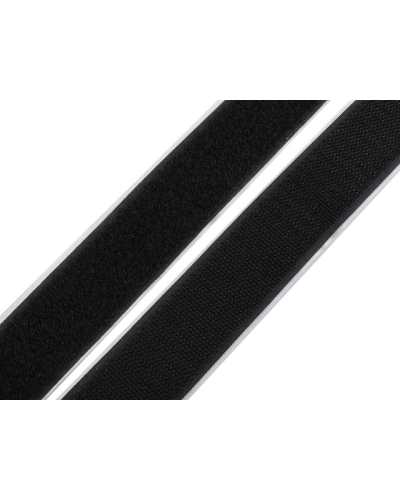 Bandă arici autoadezivă, complet (puf + scai), 30 mm - 1 m | Mimib