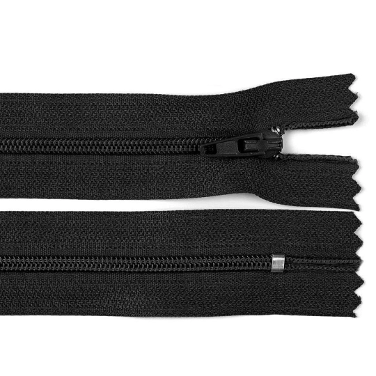 Fermoar spiralat nedetașabil cu atoblocare, No 3 lungime 12 cm - 1 buc. | Mimib
