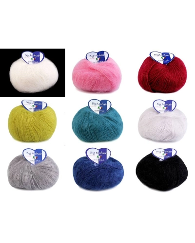 Fir de tricotat Big Mohair, 25 g - 1 buc. | Mimib