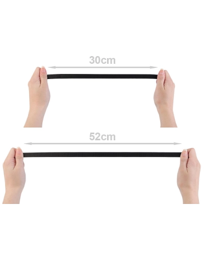 Elastic satinat / bretele sutien, lățime 12 mm - 1 m | Mimib