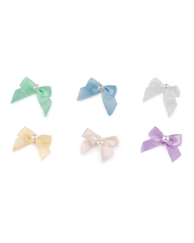 Fundițe satinate cu perlă, 30x35 mm - 10 buc. | Mimib
