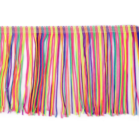 Franjuri culori neon, lățime 14 cm - 1 m | Mimib
