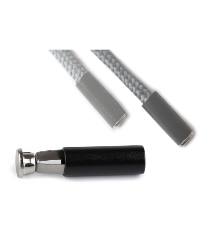 Capăt de șnur cu clips, Ø5 mm - 4 buc. | Mimib
