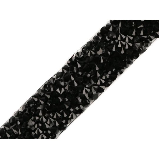 Prámik s kamienkami šírka 15 mm nažehľovací - 1 m | Mimib