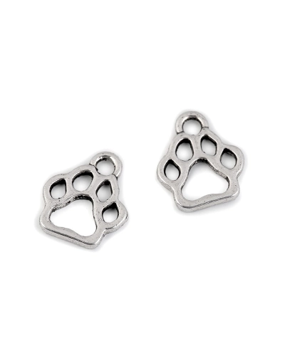 Prívesok labka psíka 11x13 mm - 10 ks | Mimib