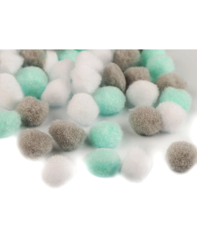 Bambuľka mix farieb Ø20 mm - 1 sáčok | Mimib