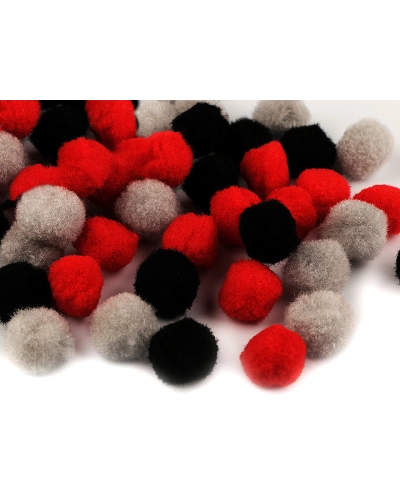 Bambuľka mix farieb Ø20 mm - 1 sáčok | Mimib