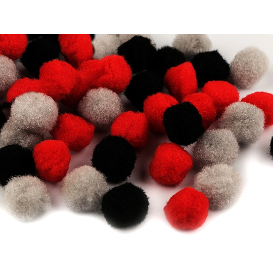 Bambuľka mix farieb Ø20 mm - 1 sáčok | Mimib