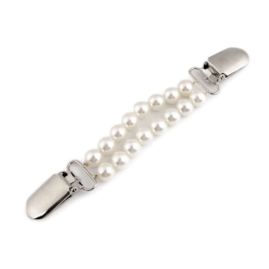 Clips cu perle cardigan / Închizătoare cardigan - 1 buc. | Mimib