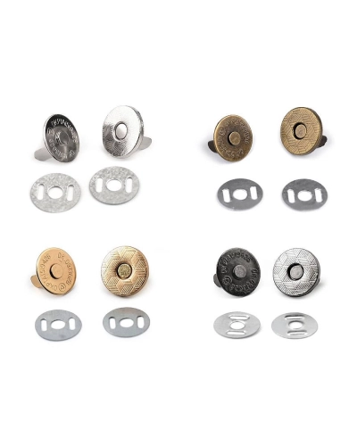 Închizatori / Capse magnetice, Ø14 mm - 5 set | Mimib