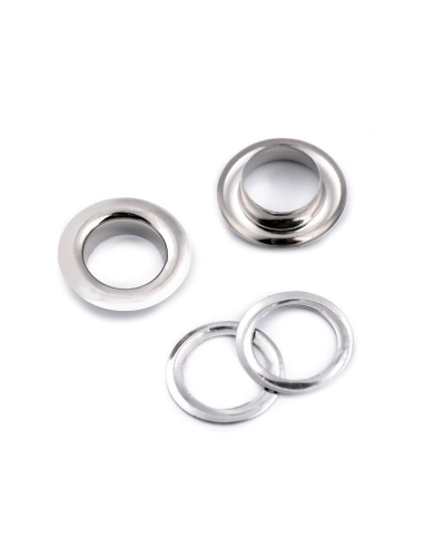Ocheți metalici inoxidabili, Ø10 mm - 10 pereche | Mimib