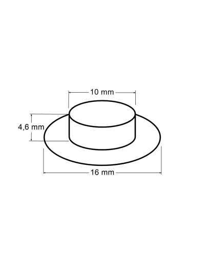 Ocheți metalici inoxidabili, Ø10 mm - 10 pereche | Mimib