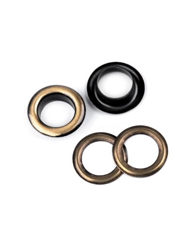 Ocheți metalici inoxidabili, Ø10 mm - 10 pereche | Mimib