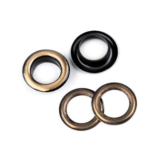 Ocheți metalici inoxidabili, Ø10 mm - 10 pereche | Mimib